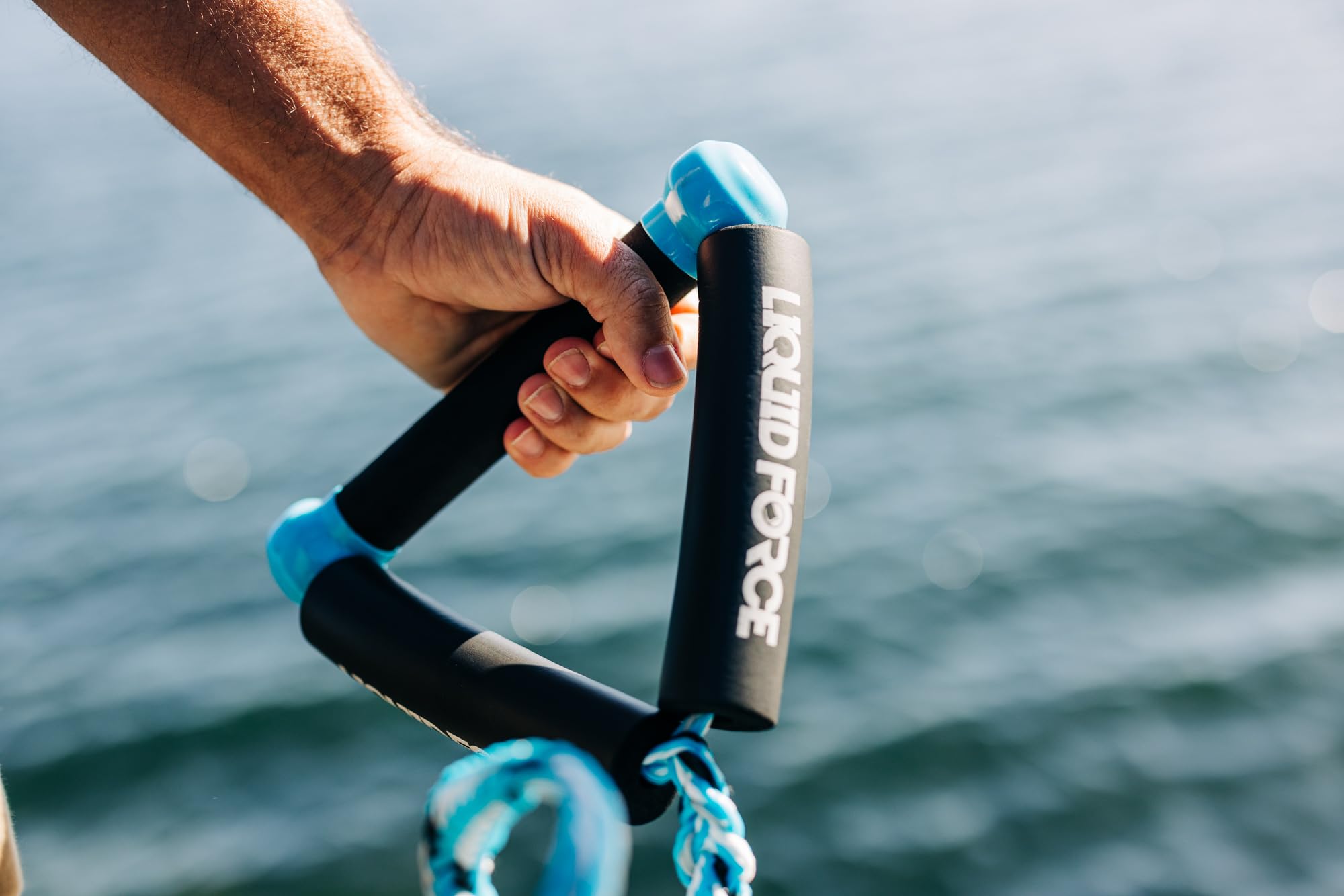 Liquid Force 8-Inch Floating Surf Rope Handle with Comfort Grip - Perfect for Wakeboarding, Waterskiing & Tubing - 2024 Model