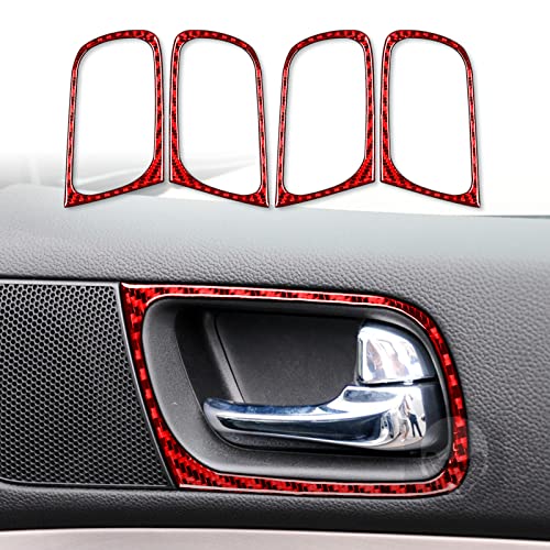 Door pull handle red