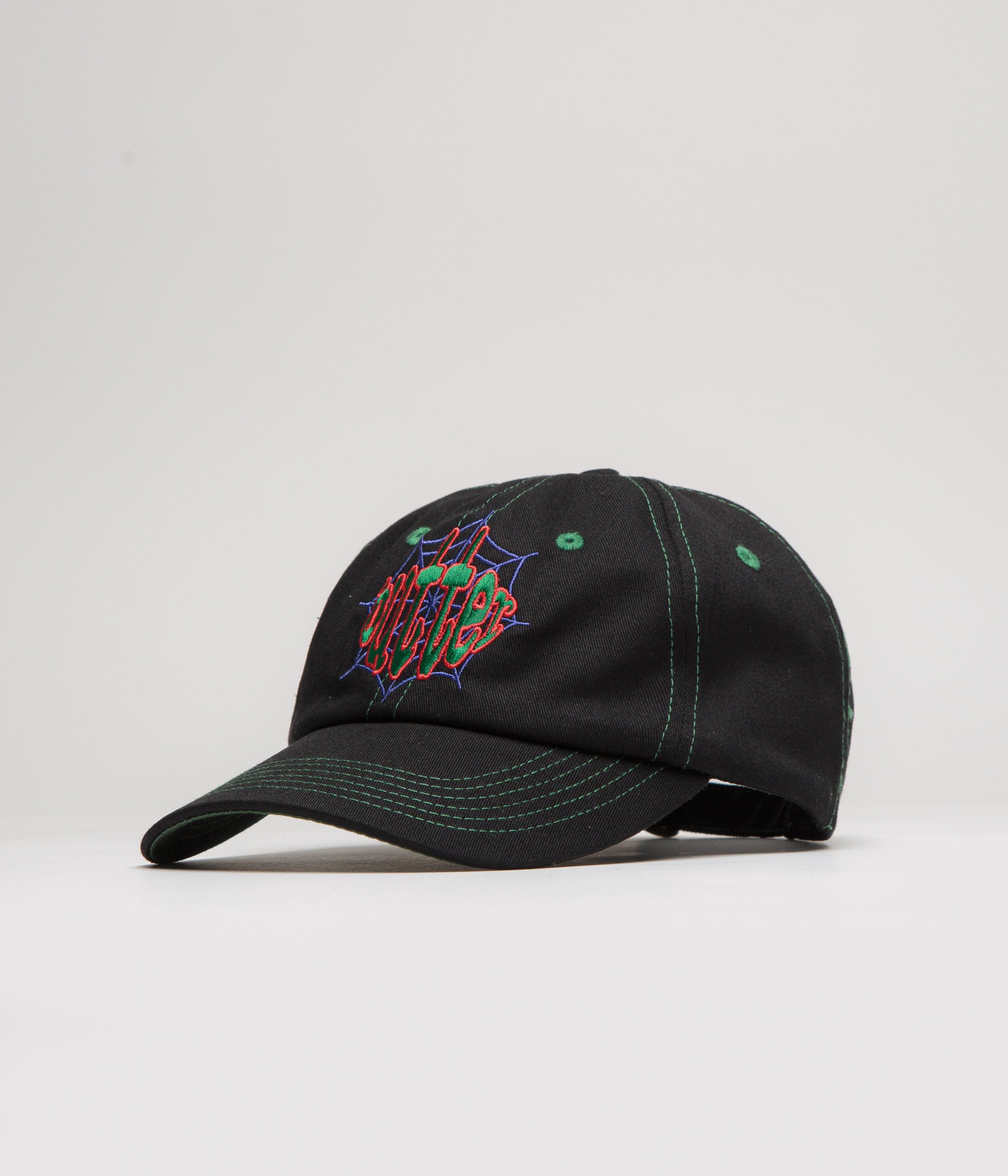Butter Goods Frenzy Cap - Black Snapback Hat for Men & Women | Stylish Streetwear Accessory for Casual Outfits, Sports & Outdoor Activities