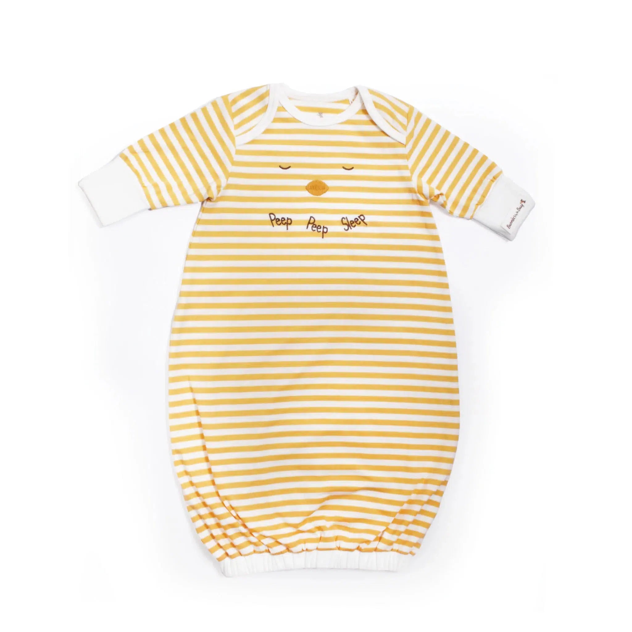 Organic Baby Gown - Soft & Comfortable Peep Peep Design for Newborns & Infants | Perfect for Sleeping, Cuddling & Photoshoots