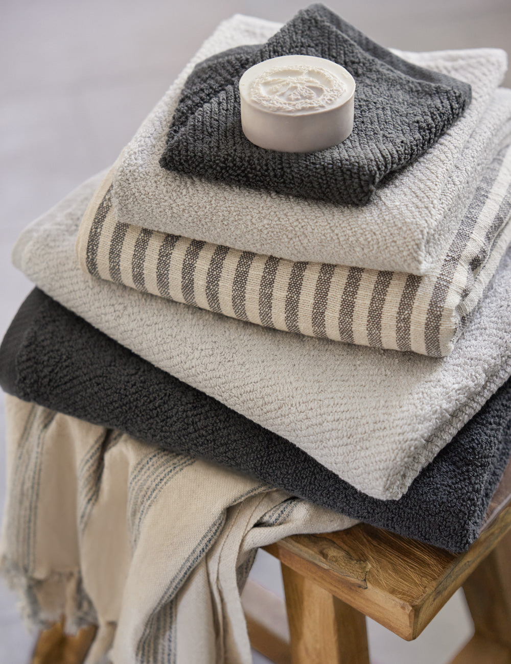 Coyuchi Air Weight Towel Set - Ultra Soft & Absorbent Bath & Beach Towels for Spa, Pool, and Travel