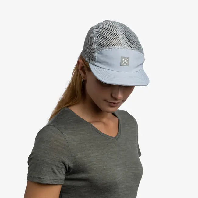 5 Panel Air Cap - Saret Grey - Lightweight & Breathable Baseball Hat for Men & Women - Perfect for Running, Hiking & Outdoor Activities