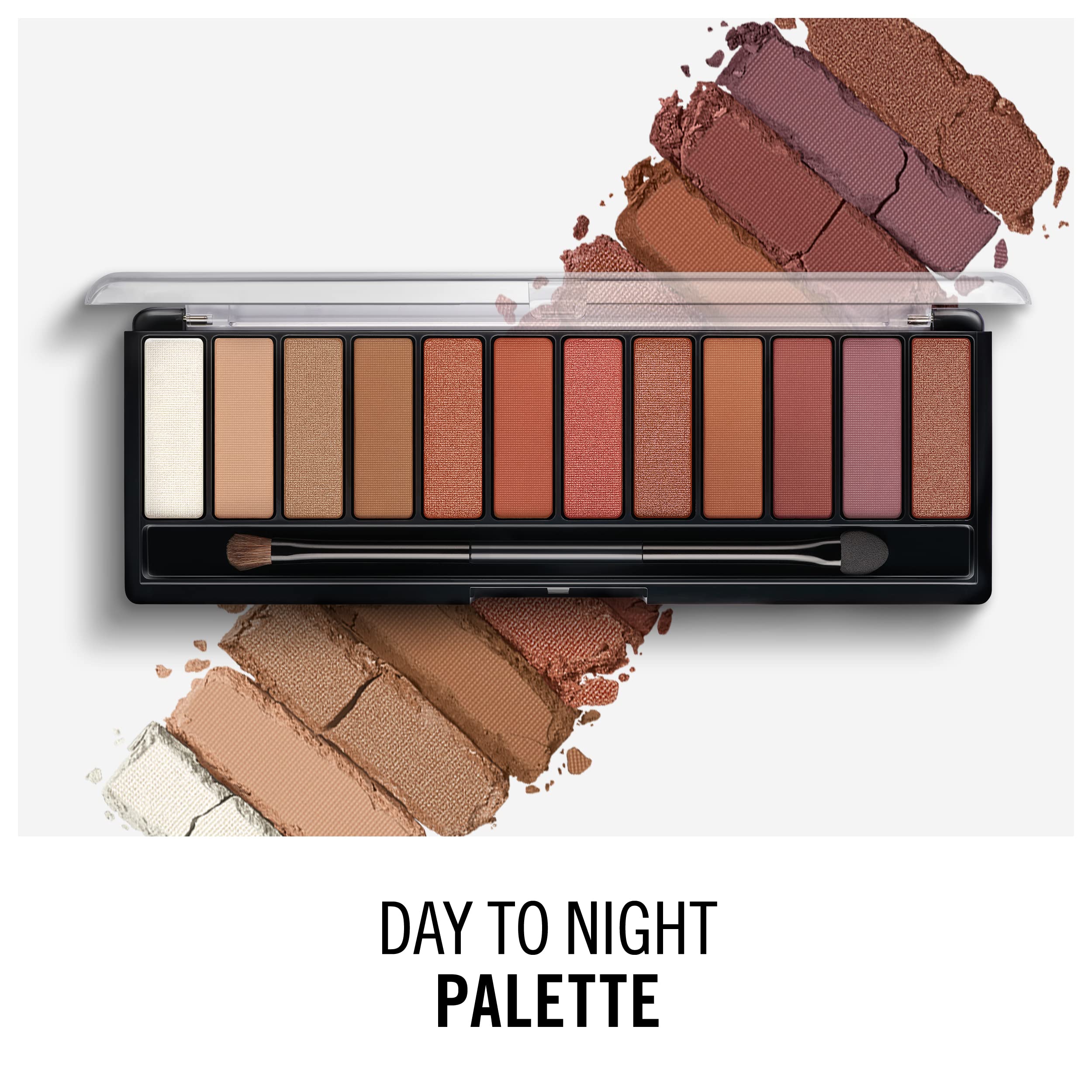 Rimmel London Magnif eyes 12 Pan Eyeshadow Palette - Highly Pigmented, Long Lasting Pink Spice Edition (14.2g) | Perfect for Day to Night Makeup, Party & Special Occasions