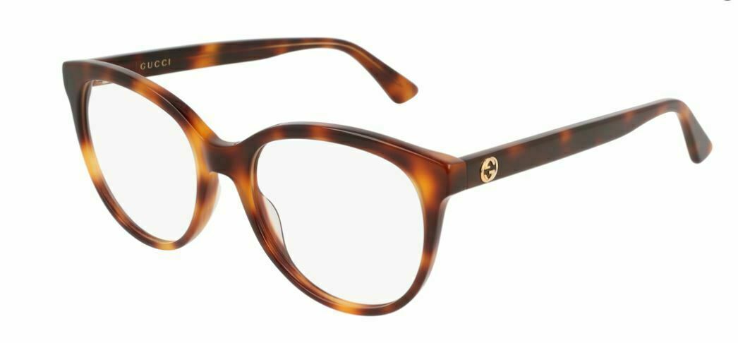 Gucci GG 0329 O 002 Havana Eyeglasses - Premium Designer Sunglasses for Women & Men - UV Protection & Stylish Frame - Perfect for Outdoor, Driving & Fashion Accessories