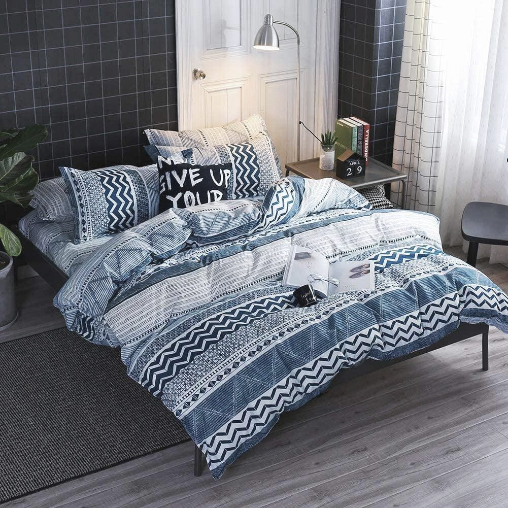 Premium Super King Size Quilt Cover Set - 100% Cotton Luxury Bedding with Hidden Buttons | Perfect for Master Bedroom, Guest Room & Hotel Use