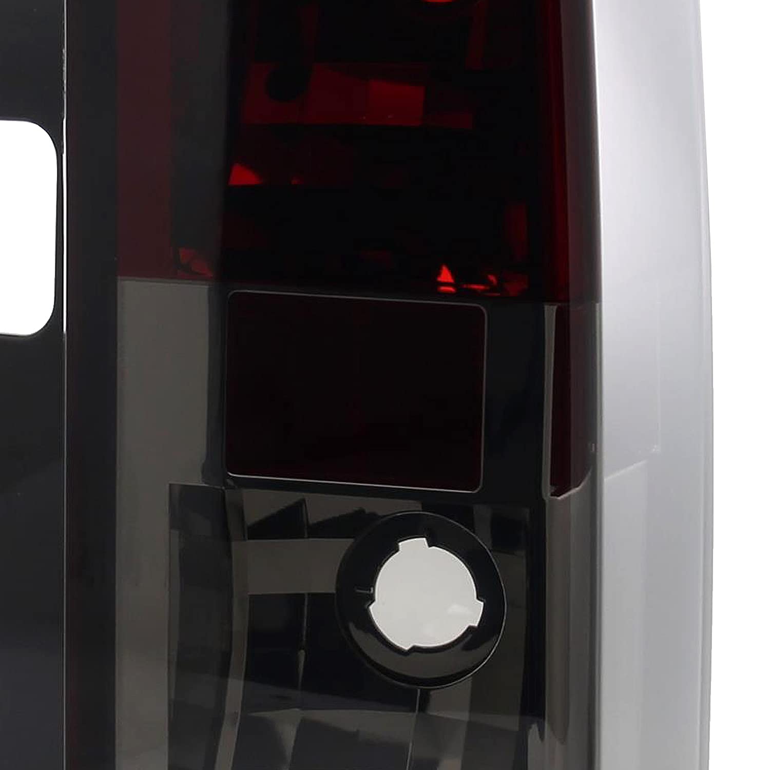 Spec-D Tuning Red Smoke Lens Tail Lights for 2005-2010 Hummer H3 - Left & Right Pair Assembly - Upgrade Your Ride with Stylish LED Lighting for Night Driving & Car Shows