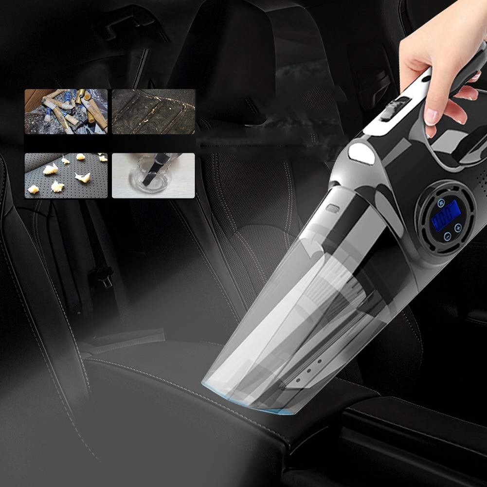 Best Cordless Car Vacuum Cleaner - Powerful & Portable Multifunctional Handheld Vacuum for Home, Car, and Living Room - Easy to Use Cleaning Tool for Pet Hair, Dust, and Debris | Perfect for Auto Detailing & Quick Home Cleanups