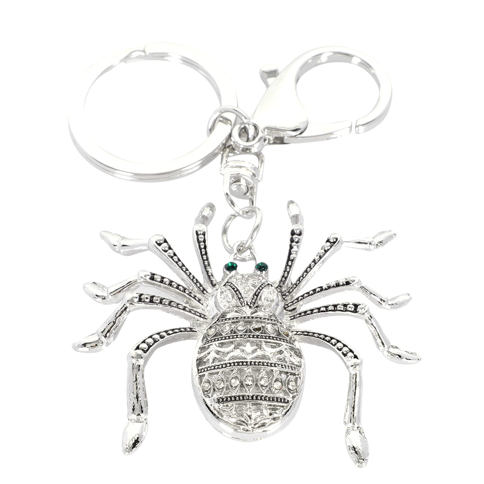 Holibanna Spider Keychain - Car Hanging Ornament & Decorative Pendant for Keys, Bags, Purses | Unique Gift Jewelry & Car Accessories | Perfect for Halloween Decor, Cosplay, and Car Interior Styling