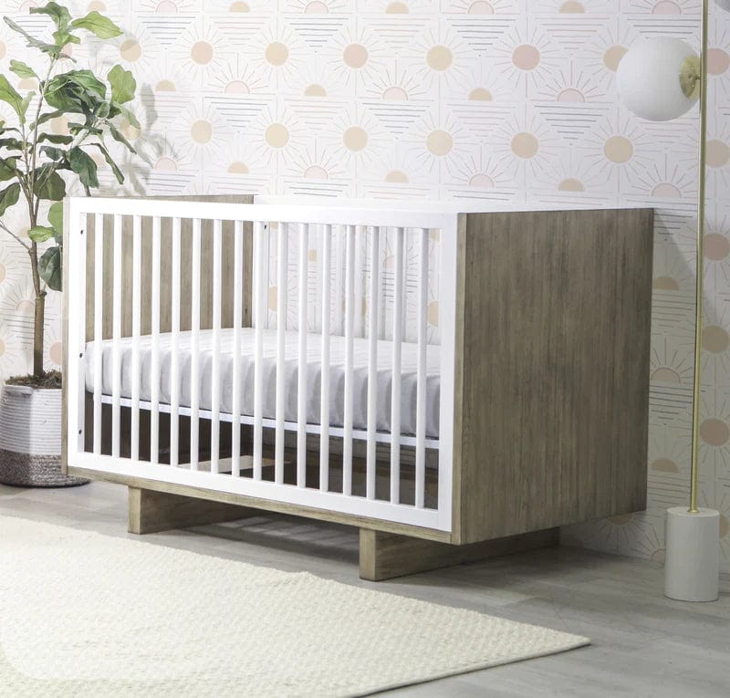 AYR 3-in-1 Convertible Baby Crib for Nursery - Toddler Bed & Daybed - Space-Saving Second Story Home Solution for Small Rooms & Apartments