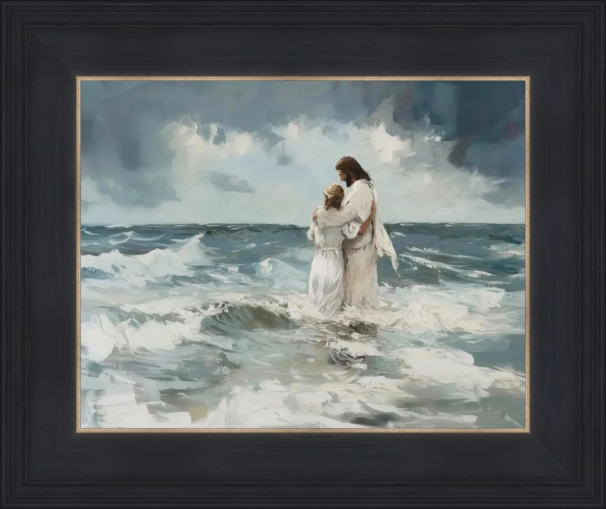 Be Still By Gabriel Heaton - Inspirational Christian Wall Art for Home & Office Decor - Perfect for Living Room, Bedroom, or Gift