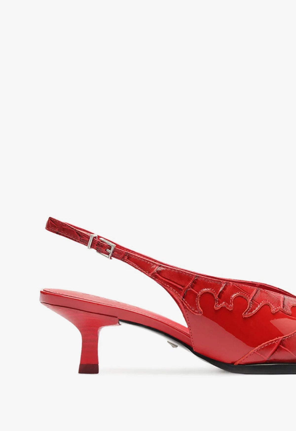 Daria Women's Slingback Patent Leather Pumps - Elegant High Heel Dress Shoes for Work, Party & Special Occasions