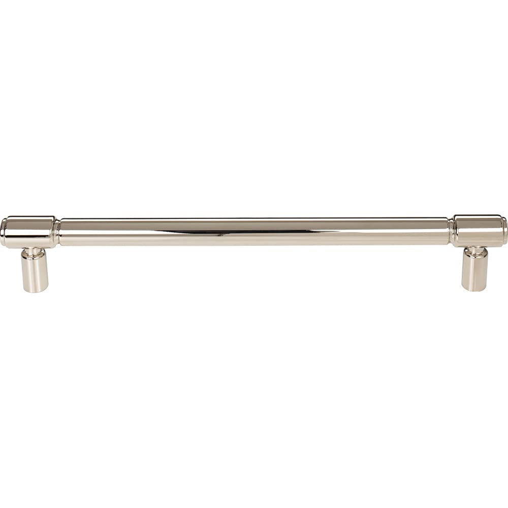 Top Knobs Clarence 18-Inch Appliance Pull in Polished Nickel - Perfect for Kitchen Cabinets, Drawers & Modern Home Decor
