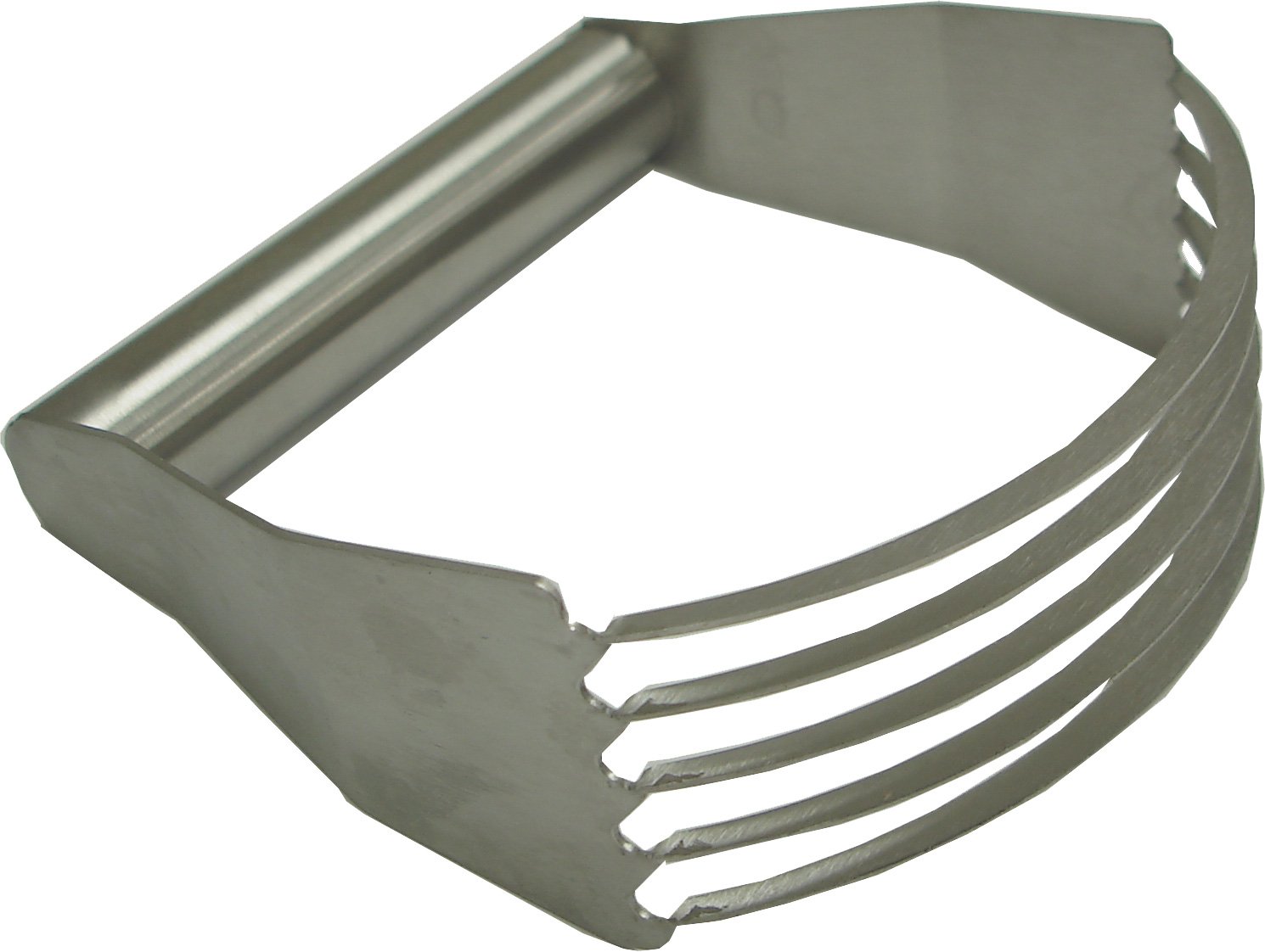 Winco 5-Blade Stainless Steel Pastry Blender - Professional Dough Cutter for Baking Pies, Cookies & Pastries - Perfect for Home Bakers & Commercial Kitchens