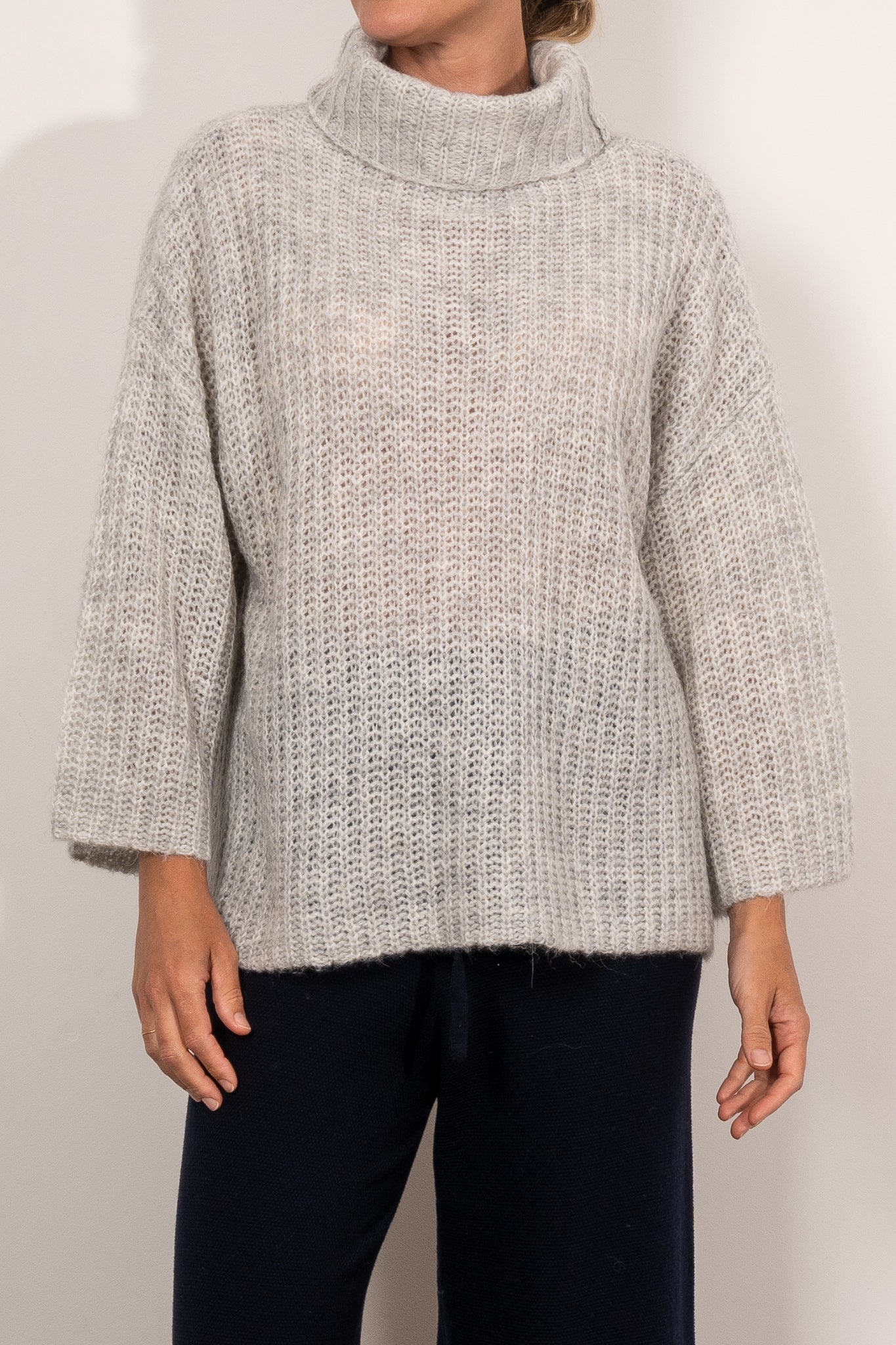 Talamaya Æther Rollneck Pullover - Soft Wool Sweater for Men & Women | Cozy Winter Knitwear for Office, Travel & Casual Outfits