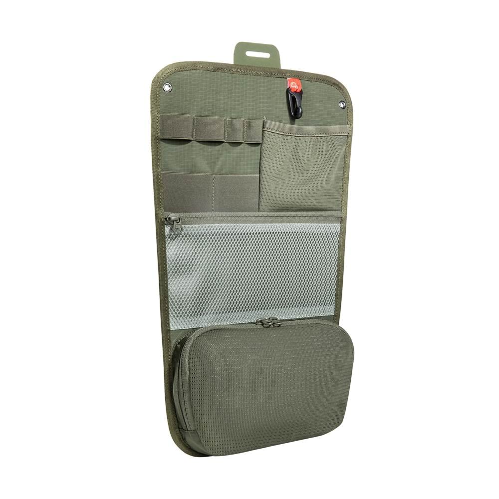 Tasmanian Tiger Organizer Panel - Olive Green Tactical MOLLE Panel for Gear Storage | Perfect for Military, Hiking & Outdoor Adventures