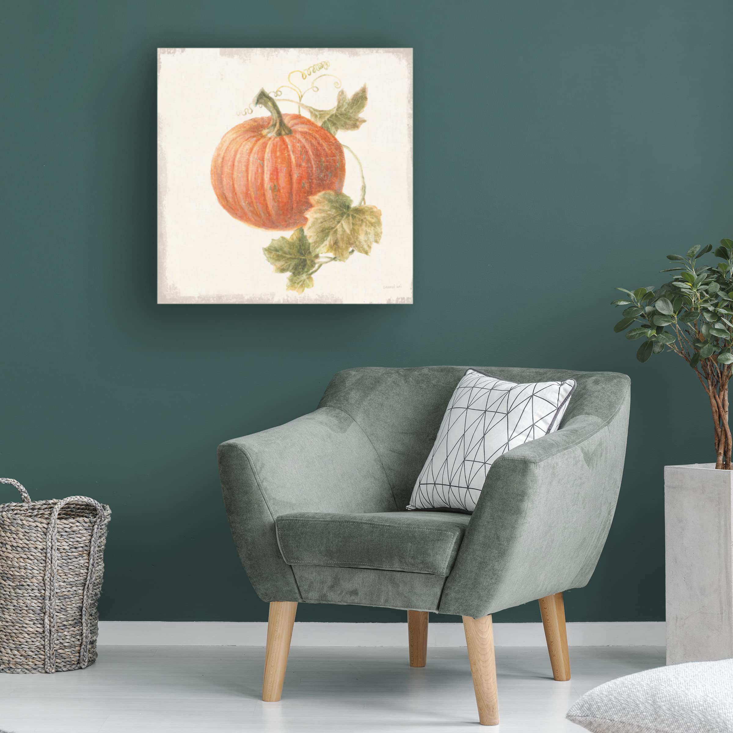 Danhui Nai 'Floursack Autumn VIII' Canvas Wall Art Print - Modern Home Decor for Living Room, Bedroom & Office