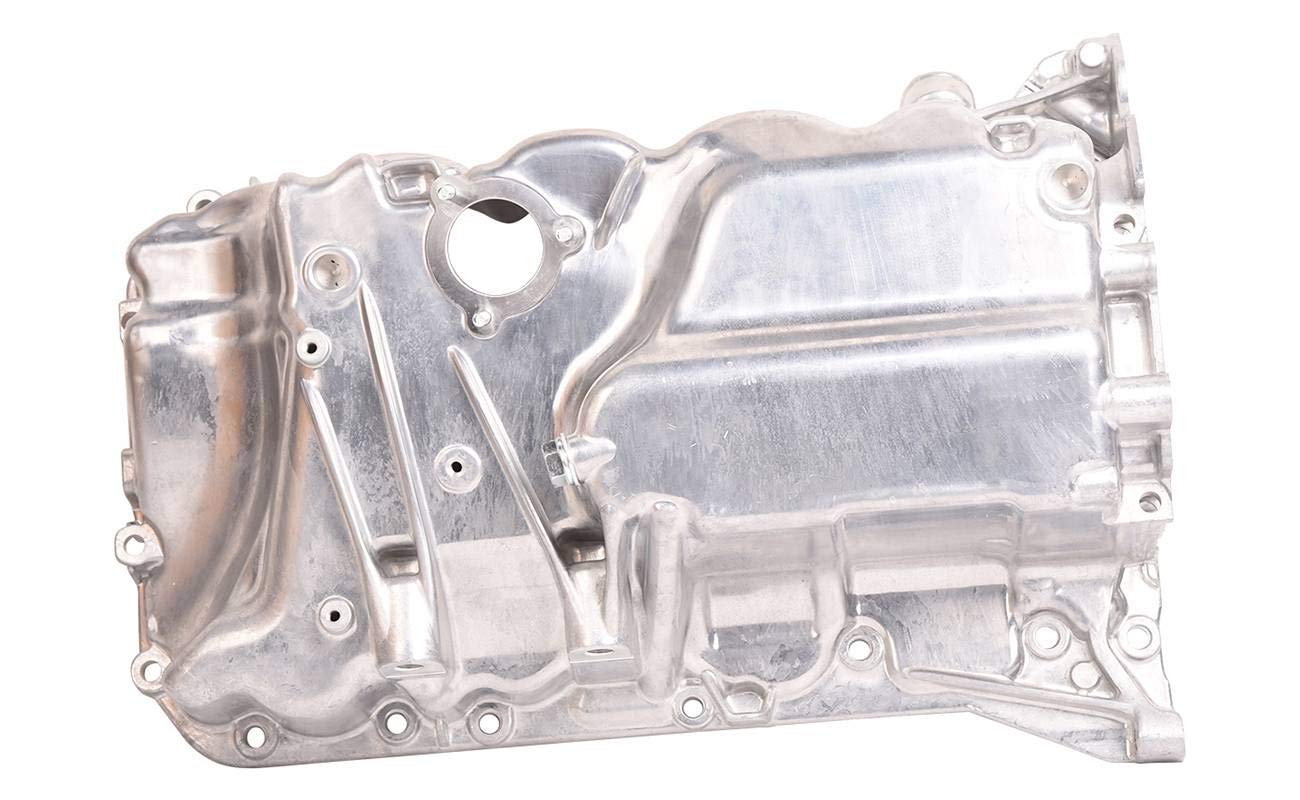 Bapmic 11138590017 Engine Oil Pan Compatible with BMW X1 X2 2016-2019 2.0L B46A20B - Replacement Oil Sump for Smooth Engine Performance & Leak Prevention