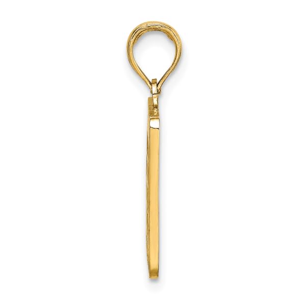 14K Solid Yellow Gold Bingo Playing Cards Pendant Necklace - Elegant Casino-Themed Jewelry for Women | Perfect Gift for Bingo Lovers & Gambling Enthusiasts