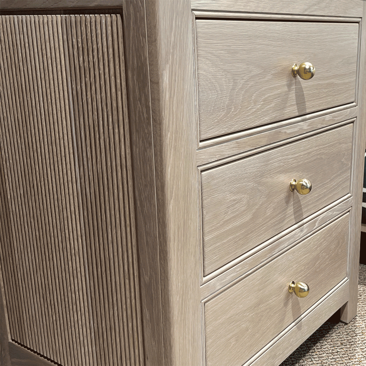 Elenor 3 Drawer Chest - Solid Wood Dresser for Bedroom Storage, Organizer for Clothes & Accessories - Perfect for Home, Office, or Dorm Room Organization