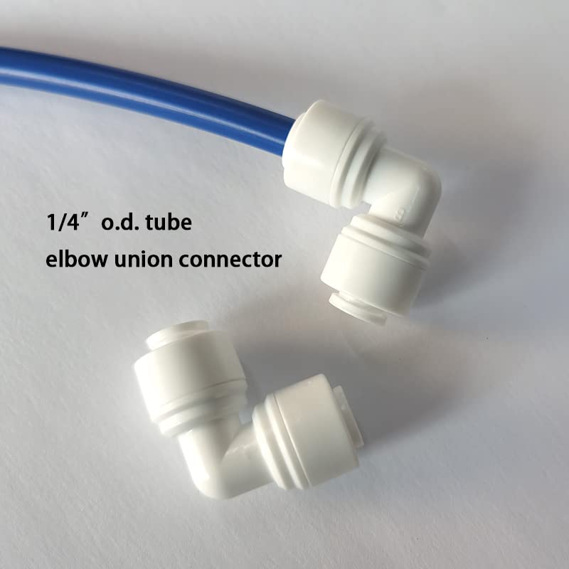 Malida 1/4 Inch Quick Connect Water Purifier Fittings - RO Water Filter Tubing Kit (10m Blue Tube + 12pcs Quick Connectors) for Home & Commercial Reverse Osmosis Systems