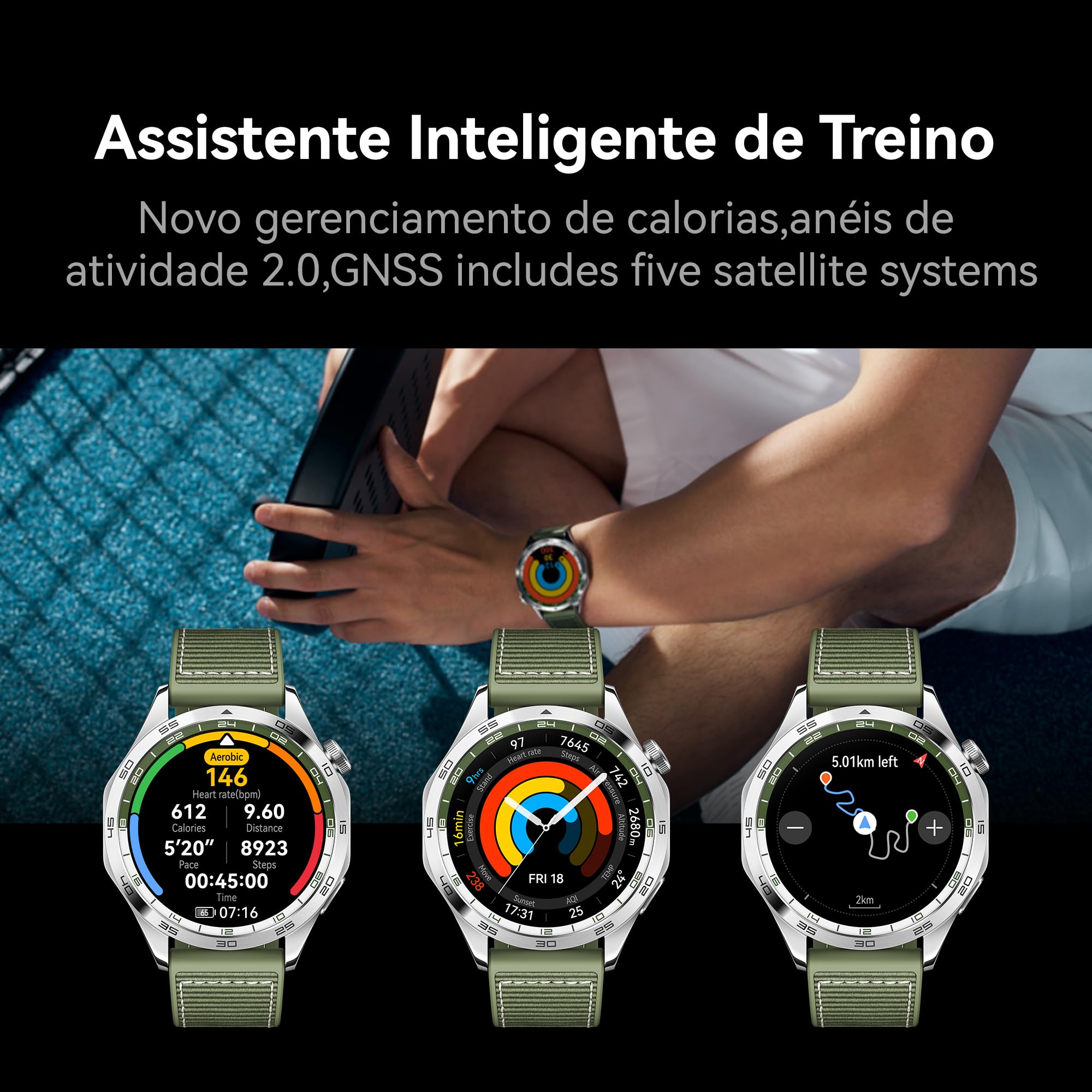HUAWEI Watch GT 4 41mm Smartwatch - 7-Day Battery Life, Scientific Calorie Tracking, Heart Rate & Arrhythmia Monitoring, iOS/Android Compatible (White) | Perfect for Fitness, Workouts & Daily Health Tracking