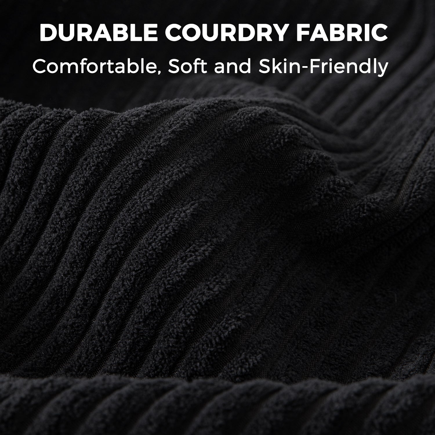 MAXYOYO 4-in-1 Convertible Sofa Bed Chair - Tufted Folding Floor Couch with Pillow, Black | Multi-Functional Furniture for Small Spaces, Guest Room, Dorm & Living Room | Perfect for Lounging, Sleeping & Extra Seating
