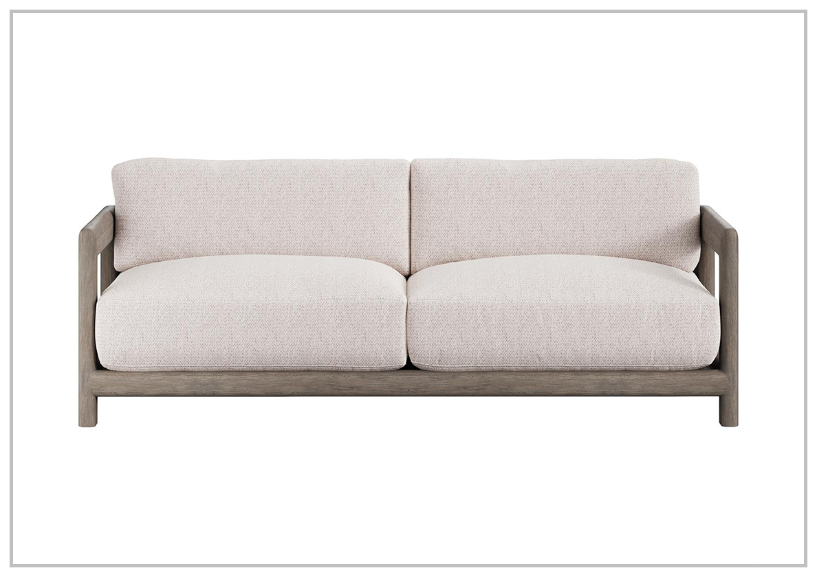 Bernhardt Outdoor 84 Montaigne Sofa with Plush Cushions - Weather-Resistant Patio Furniture for Garden, Poolside & Outdoor Living Spaces