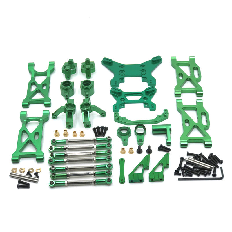 WLtoys 1/10 Scale 104001 104002 RC Car Metal Upgrade Parts Kit - Replacement & Customization for Off-Road Racing & Hobbyist RC Car Enthusiasts