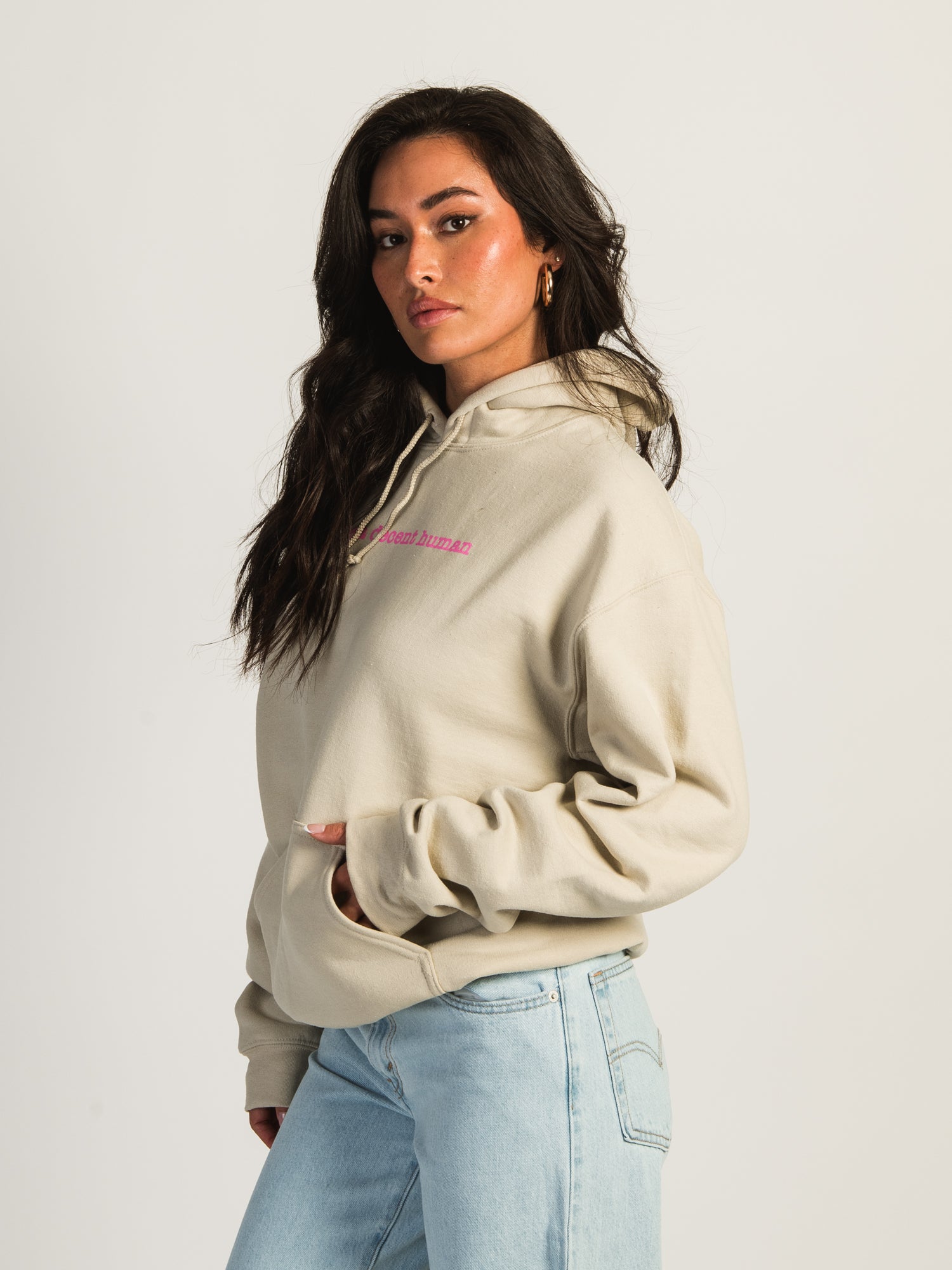 Barstool Sports 'Be a Decent Human' Pullover Hoodie - Comfortable & Stylish Sweatshirt for Casual Wear, Gifts & Fan Apparel