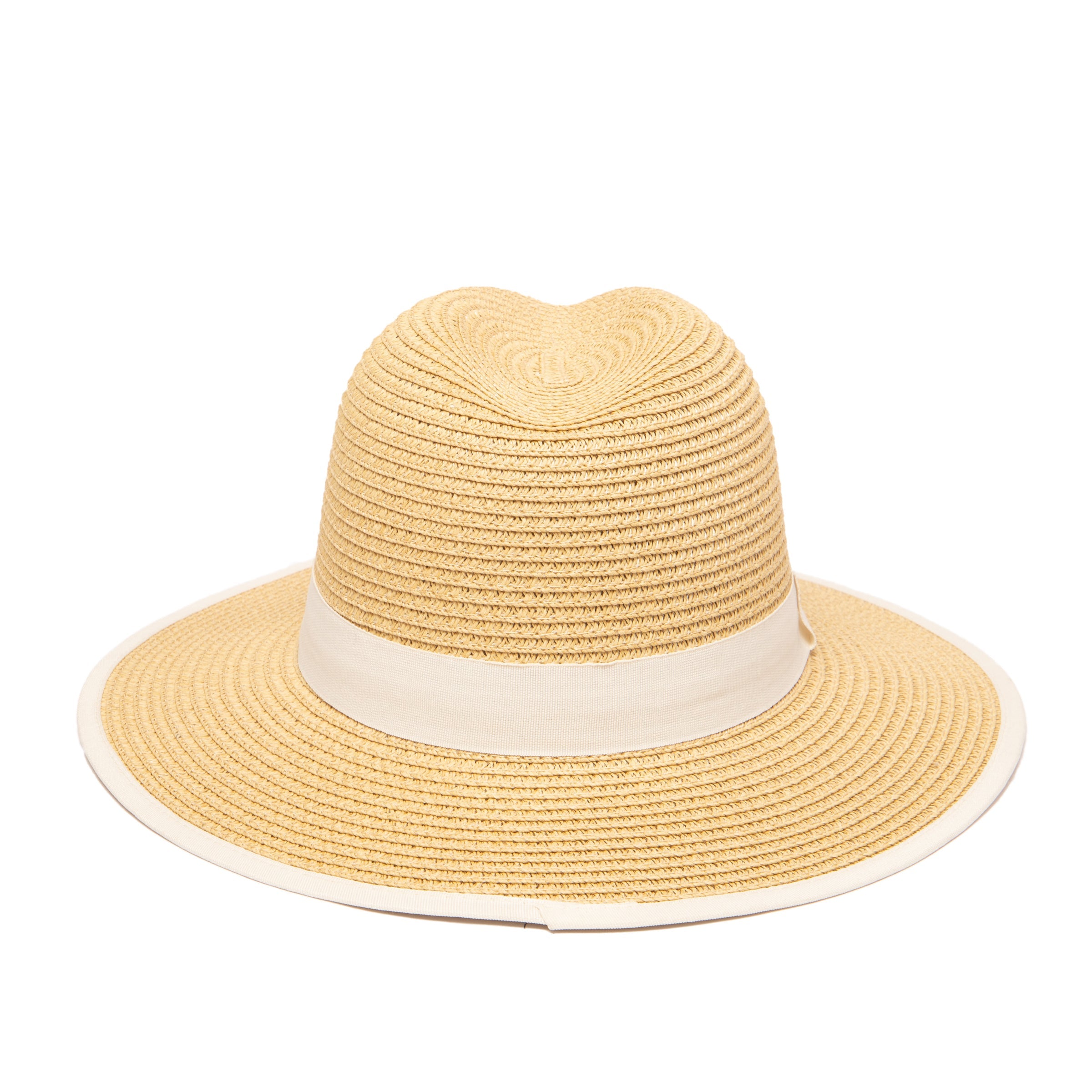 Stylish Women's Paperbraid Fedora Hat with Vibrant Pop Color Grosgrain Ribbon - Perfect for Summer Outfits, Beach Vacations & Fashion Events