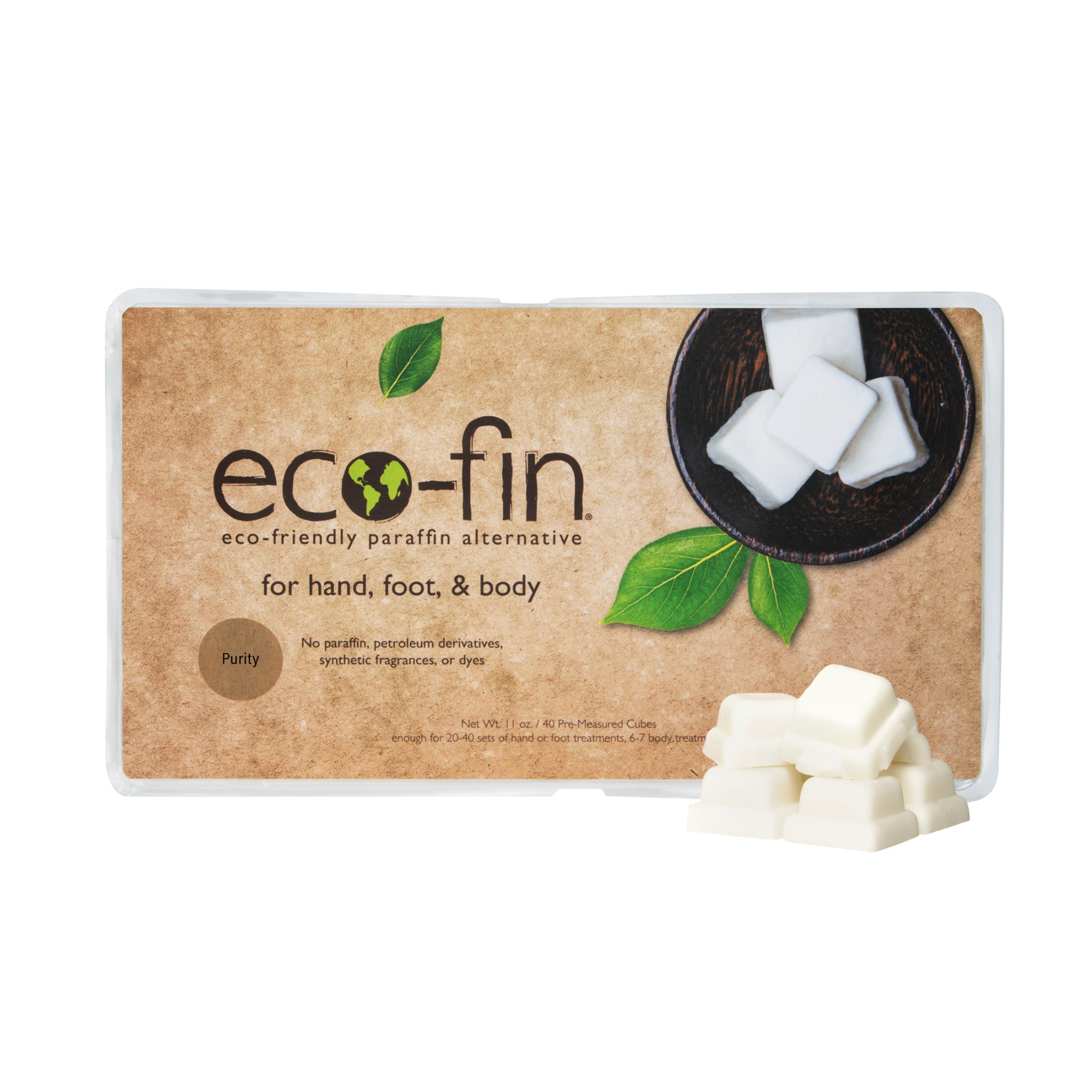 Eco Fin Purity Unscented Paraffin Wax Alternative - Natural Soy Wax for Candles, Skin Care & Massage Therapy - Perfect for DIY Candle Making, Spa Treatments and Aromatherapy