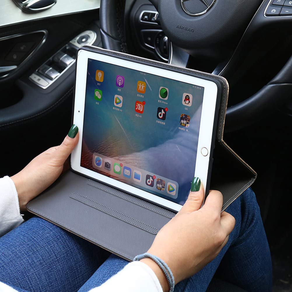 Jeremiah 29:11 Bible Verse Leather iPad Case - Compatible with iPad 9.7 (2018/2017), Air 2, Air & Pro 9.7 | Adjustable Stand & Auto Wake/Sleep Smart Cover for iPad 6th/5th Gen - Perfect for Daily Devotion, Church & Christian Gift Giving