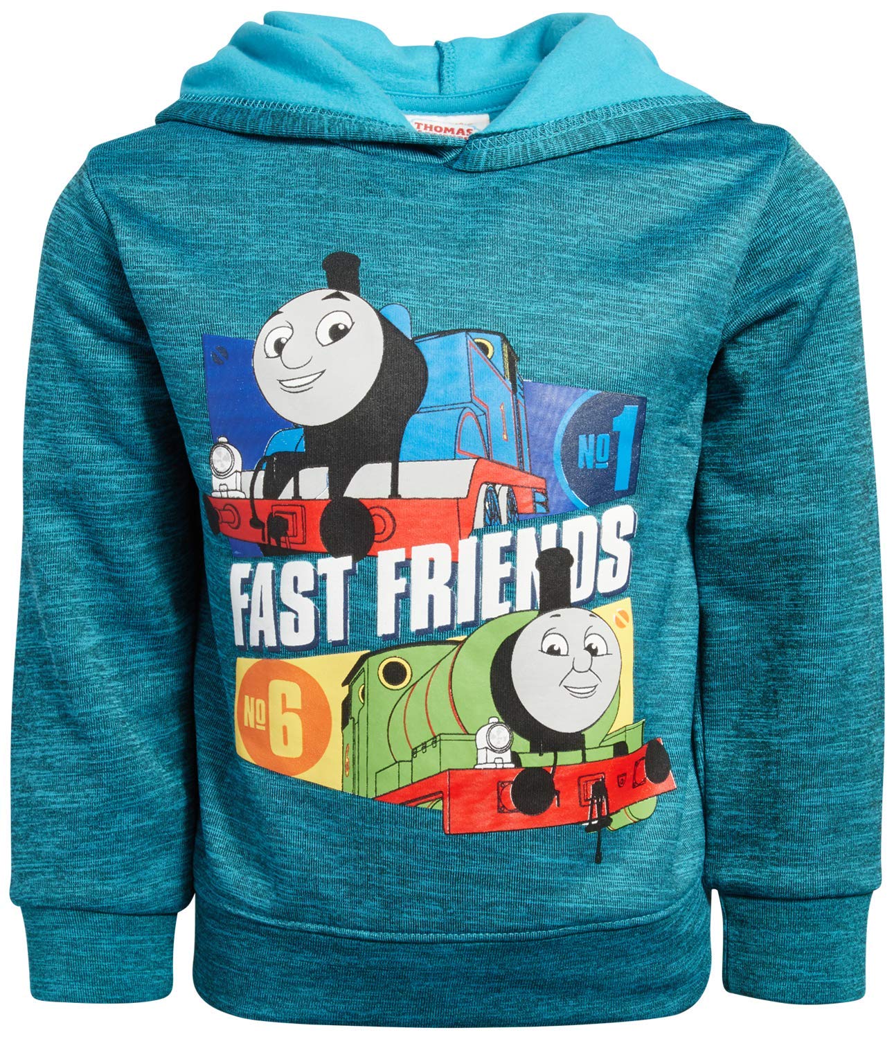 Nickelodeon Boys' Hooded Sweatshirt - Baby Shark, SpongeBob, Thomas & Friends (Sizes 2T-7) | Cute Cartoon Character Pullover for Toddler & Kids Playdates, Birthday Gifts & Casual Wear