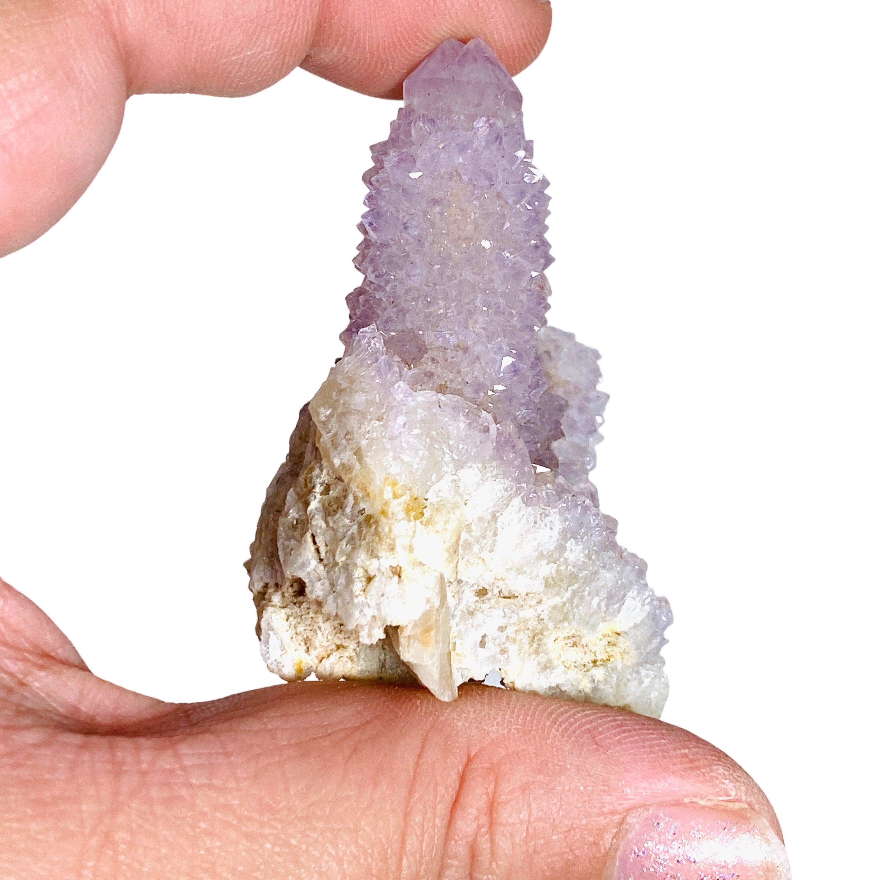 Small Spirit Quartz Cluster SPQC - Natural Healing Crystal for Meditation, Reiki & Energy Work - Perfect for Home Decor, Office Desk & Spiritual Practices