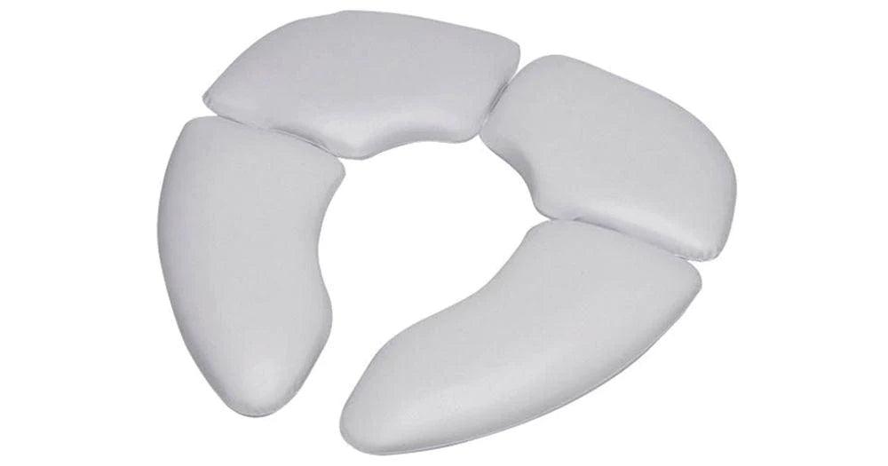 Baby Works Cushie Traveller Folding Padded Potty Seat - Portable Toddler Toilet Training Seat for Travel & Home Use - Soft, Comfortable & Easy to Clean