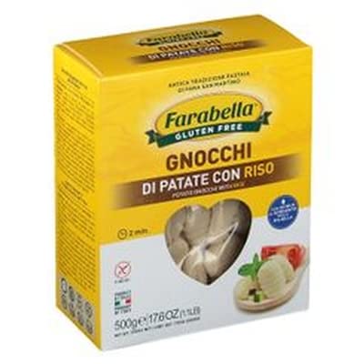 Farabella Gluten Free Gnocchi - Authentic Italian Import, 17.6 oz, Sulphite-Free, Ready in 2 Minutes - Perfect for Celiac & Gluten-Free Diets - Ideal for Quick Dinners, Pasta Nights & Healthy Meal Prep