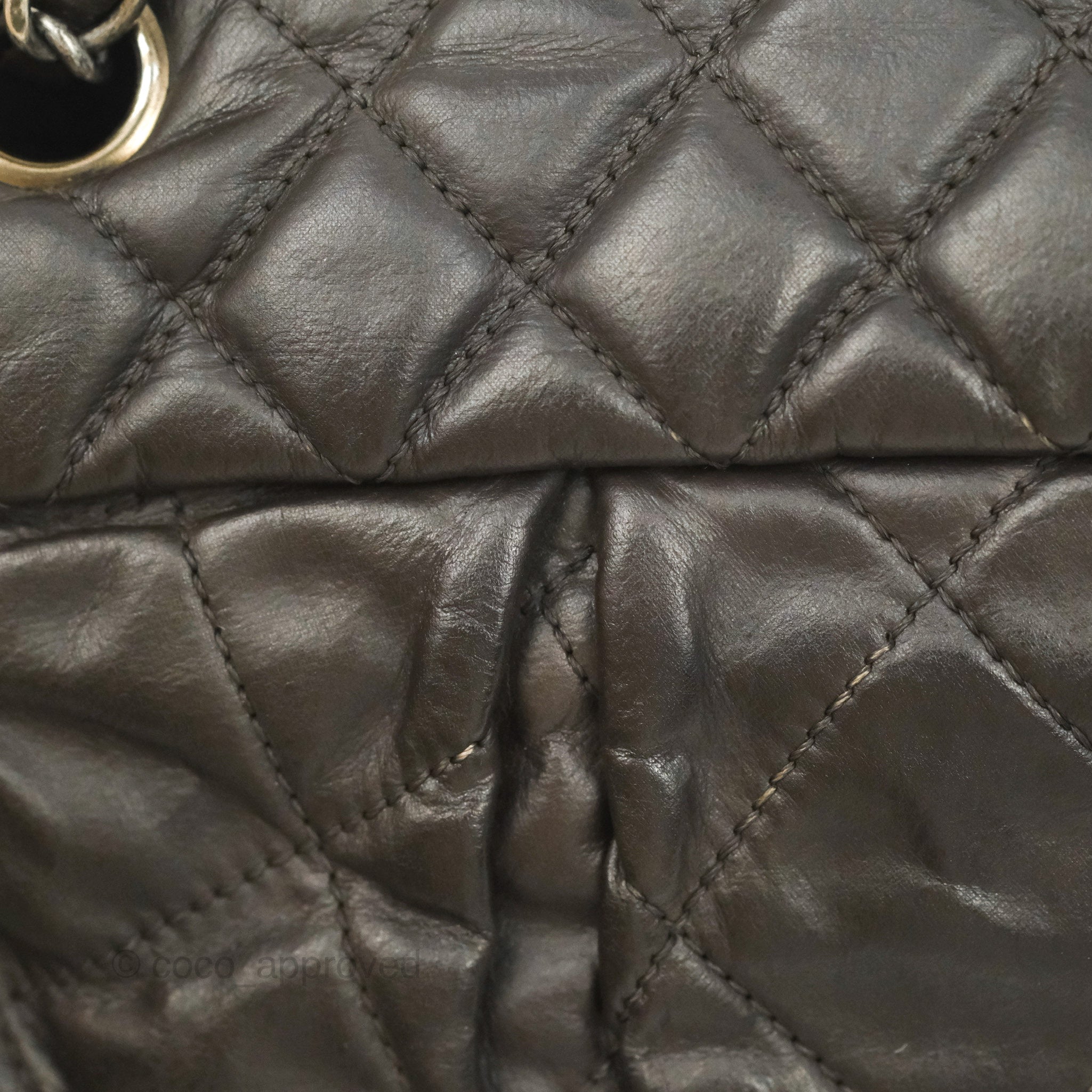 Chanel Quilted Flap Bag in Iridescent Dark Brown Calfskin with Ruthenium Hardware - Luxury Crossbody Purse for Women, Perfect for Parties, Dates & Evening Events