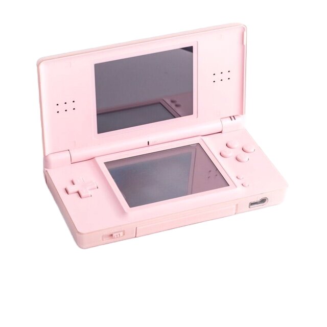 Nintendo DS Lite Coral Pink Handheld Gaming Console - Portable Gaming for Kids & Adults, Perfect for Travel & Home Entertainment