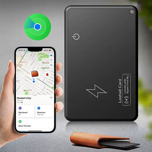Best GPS Tracker for iPhone & Apple Devices - Wallet & Key Finder with Real-Time Tracking - Perfect for Travel, Pets, and Personal Items