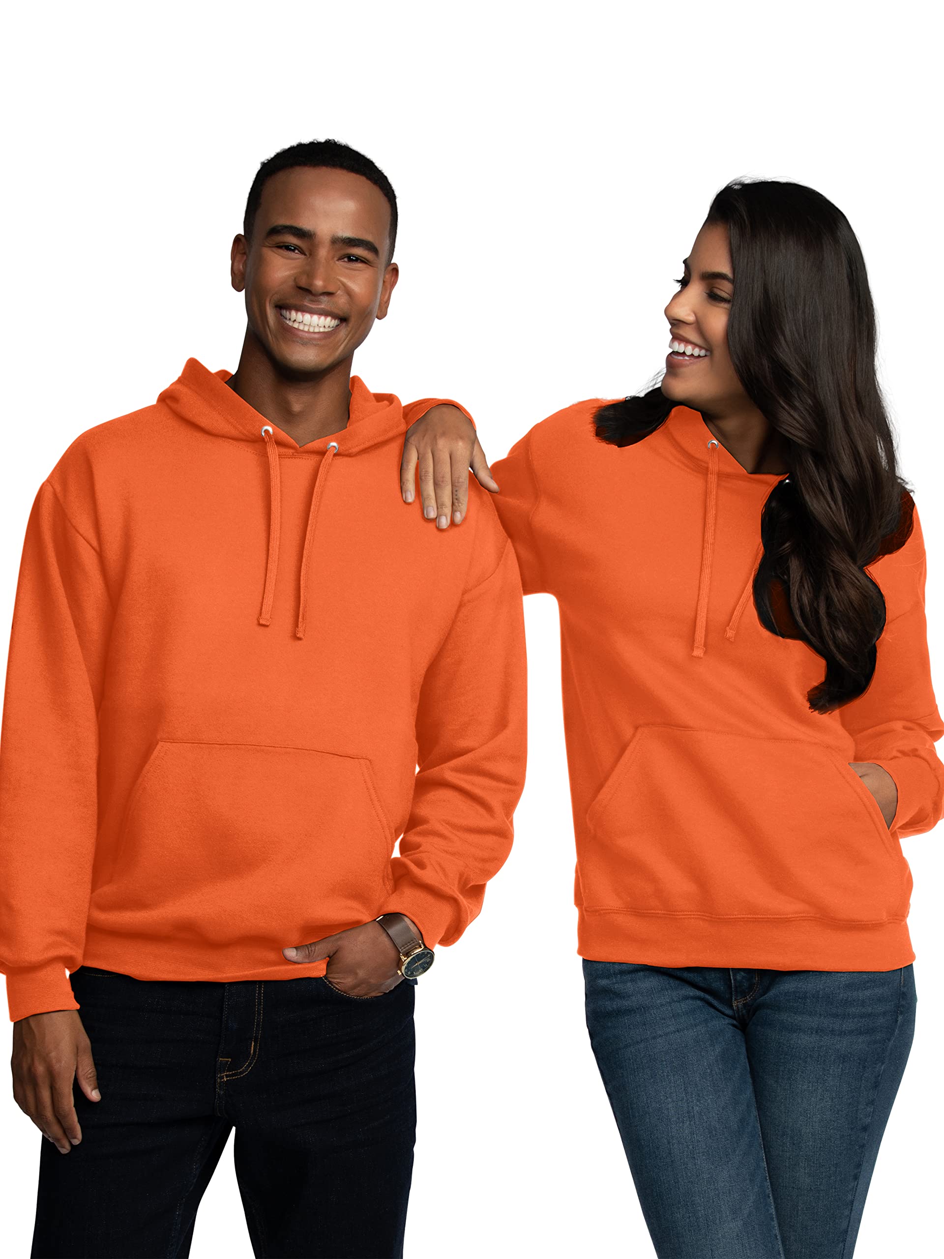 Fruit of the Loom Men's Eversoft Fleece Hoodies - Moisture Wicking, Breathable Pullover Hooded Sweatshirt for Gym, Running & Outdoor Activities