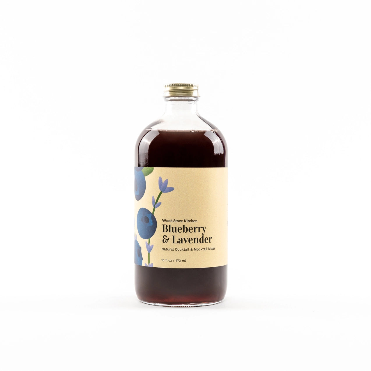 Organic Blueberry Lavender Cocktail Mix - Premium Drink Mixer for Cocktails, Mocktails & Beverages | Perfect for Summer Parties, Bridal Showers & Relaxing Evenings
