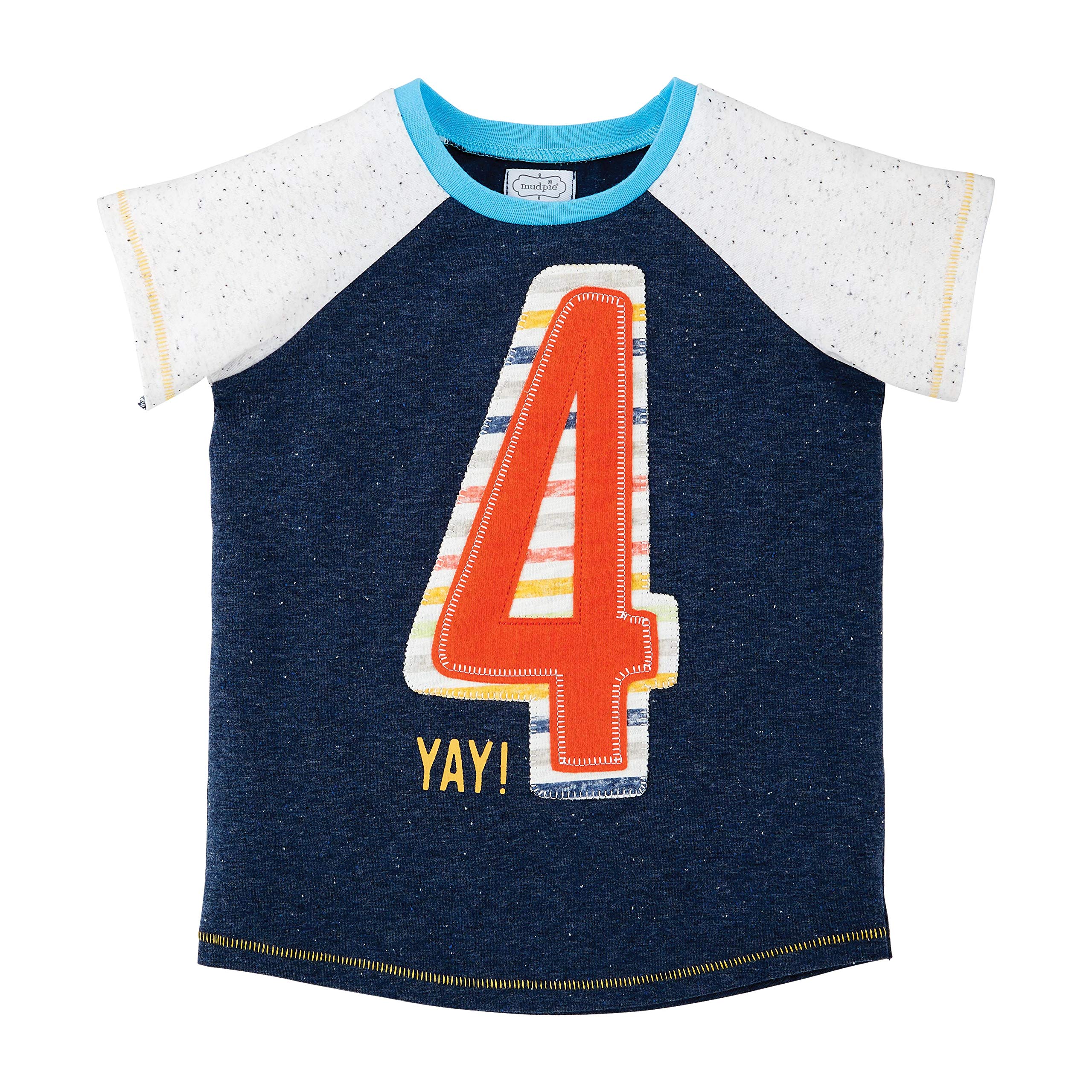 Mud Pie Baby Boy Birthday Shirt - Cute 1st Birthday Outfit for Boys - Perfect for Birthday Photos, Parties & Special Occasions