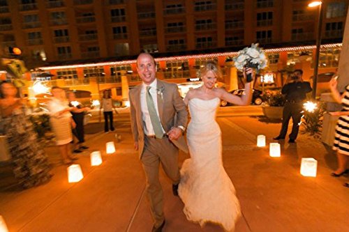 Fascola 20-Pack Heart Paper Lanterns for Wedding & Beach Decor