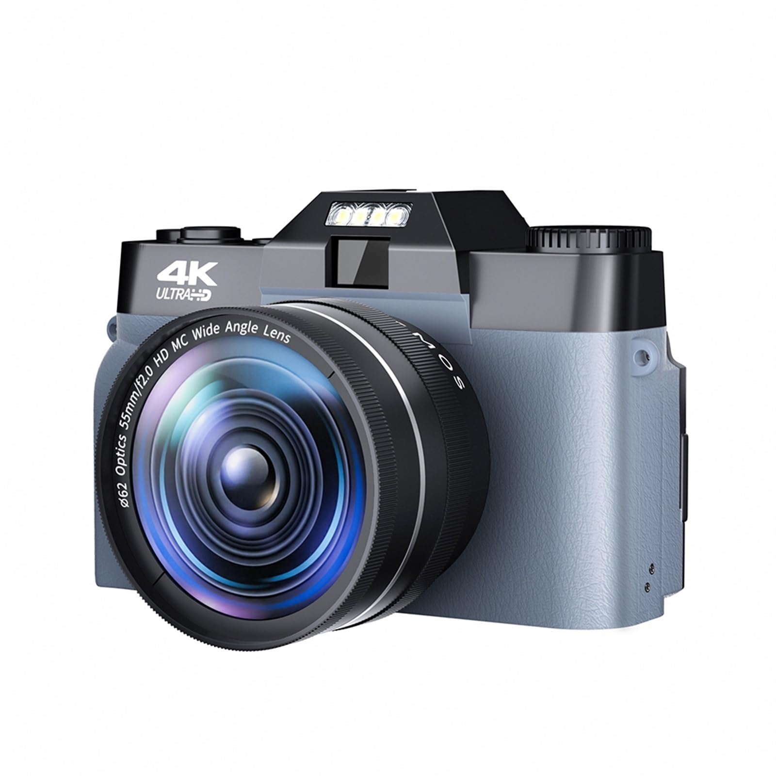 48MP MZZYG Vintage Digital Camera with Wide Angle Lens - 4K WiFi Vlogging Camcorder for YouTube & Travel (Includes 32GB TF Card) - Perfect for Bloggers, Travel Vlogging & Everyday Photography