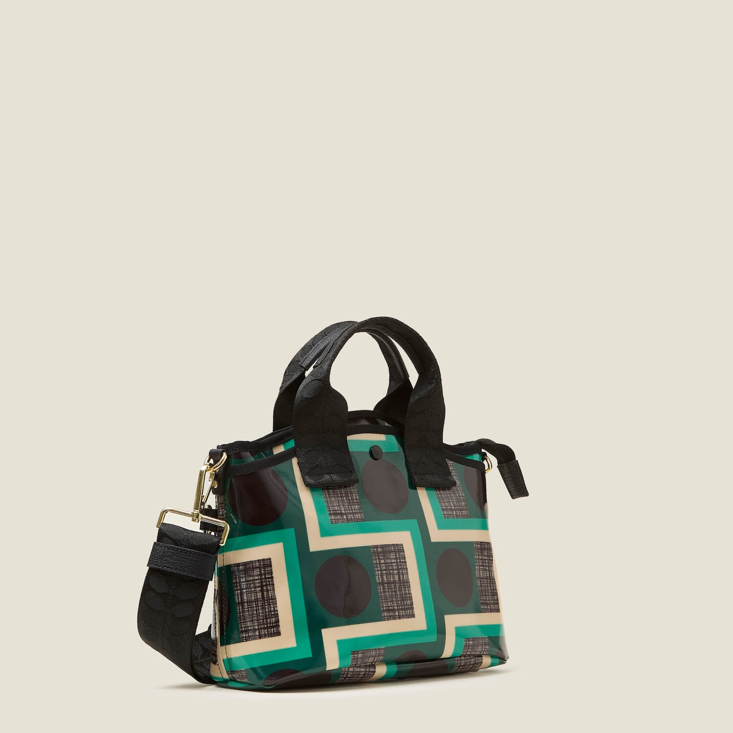 Stylish Hand Carry Handbag in Balcony Spot Emerald Green - Perfect for Travel, Work, and Everyday Use
