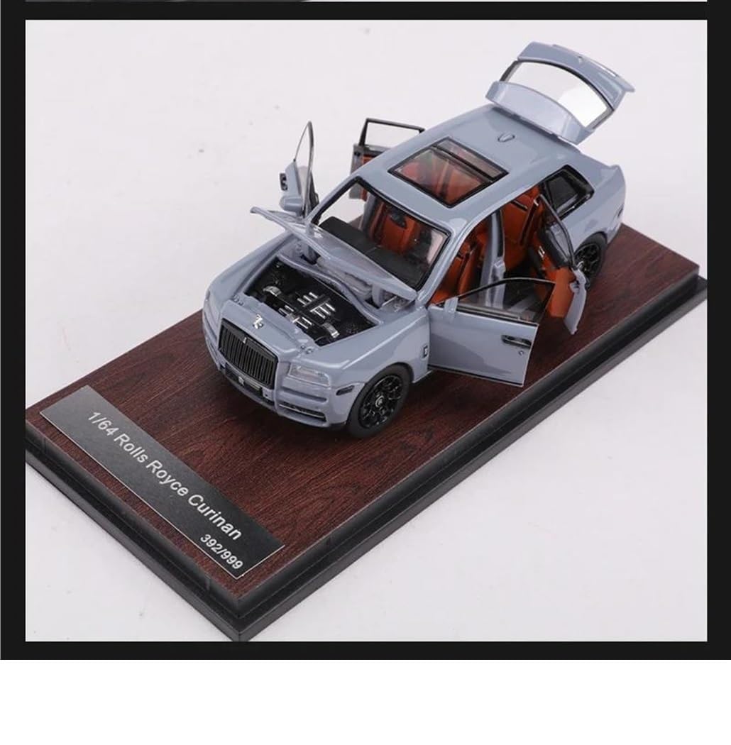 1:64 Scale Diecast Rolls-Royce Cullinan Model Car - Alloy Pullback Toy Vehicle with Realistic Details | Collectible Diecast Car for Adults & Kids | Perfect for Display, Gifts, and Play Scenes
