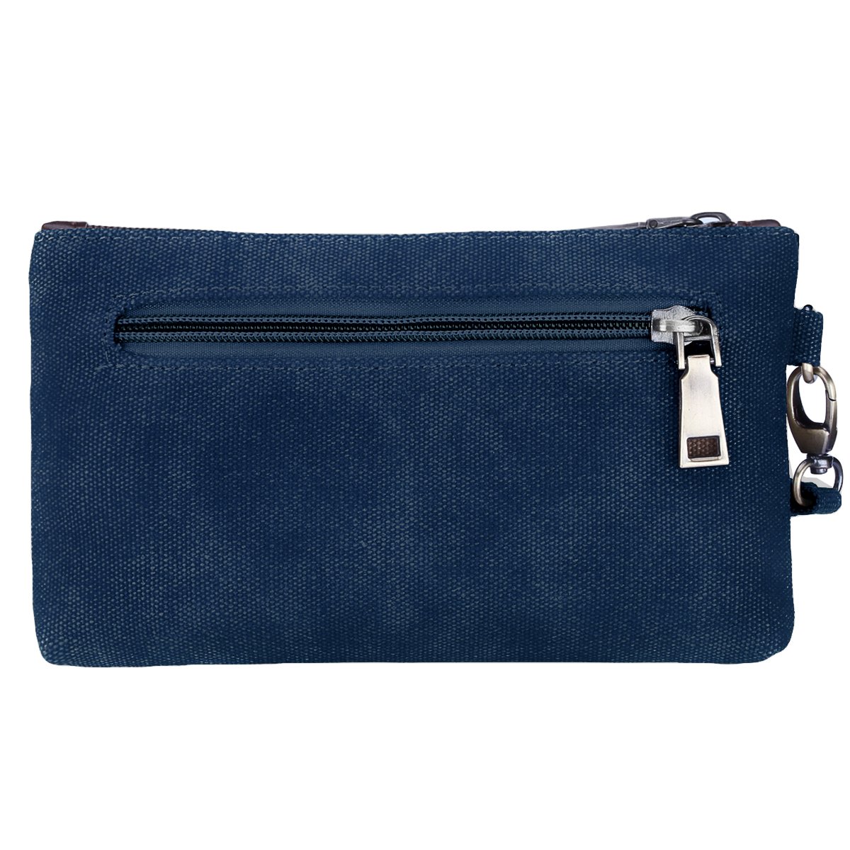 Stylish Canvas Wristlet Bag with Removable Strap - Slim Credit Card Holder & Phone Wallet for Women | Perfect for Everyday Use, Travel, and Night Out