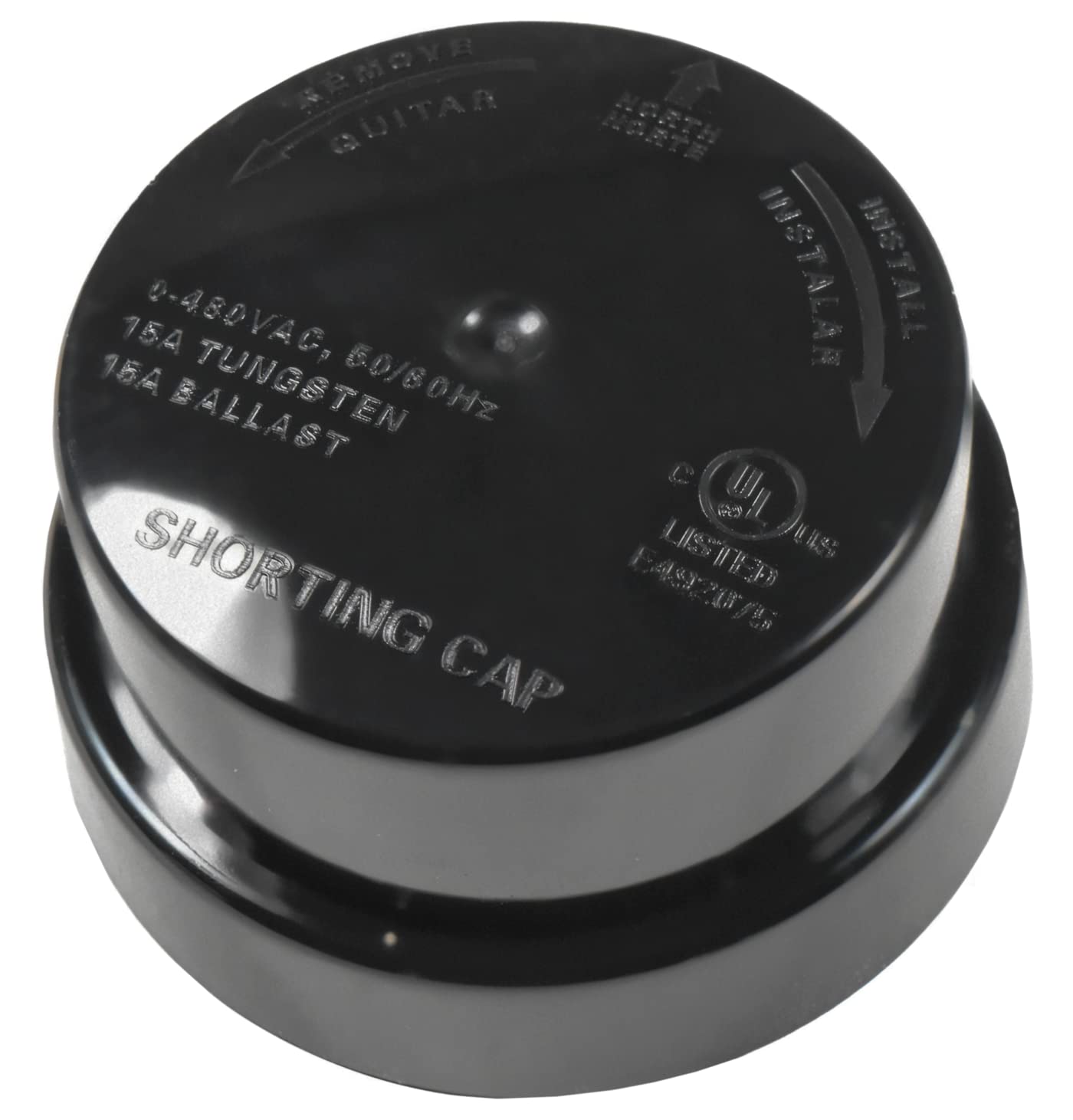 HQRP Photocell Sensor Shorting Cap with Receptacle - Outdoor Light Photoelectric Switch Short Circuit Cap Socket - Twist Lock Plug Base for LED Garage Light, Pole Light & Landscape Lighting - Perfect for Outdoor Security, Pathway & Garden Lighting Applications