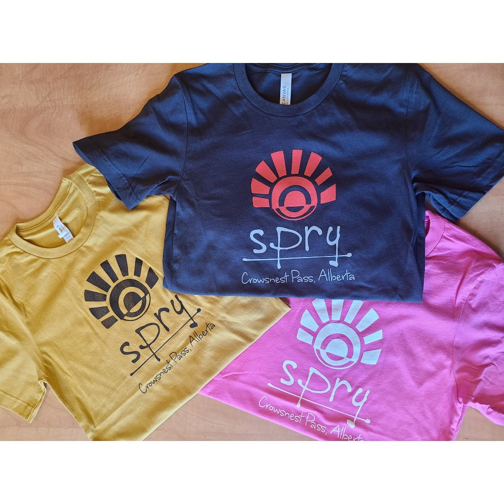 Spry Logo T-Shirt - Unisex Cotton Tee for Men & Women | Casual Wear, Street Style, Everyday Comfort