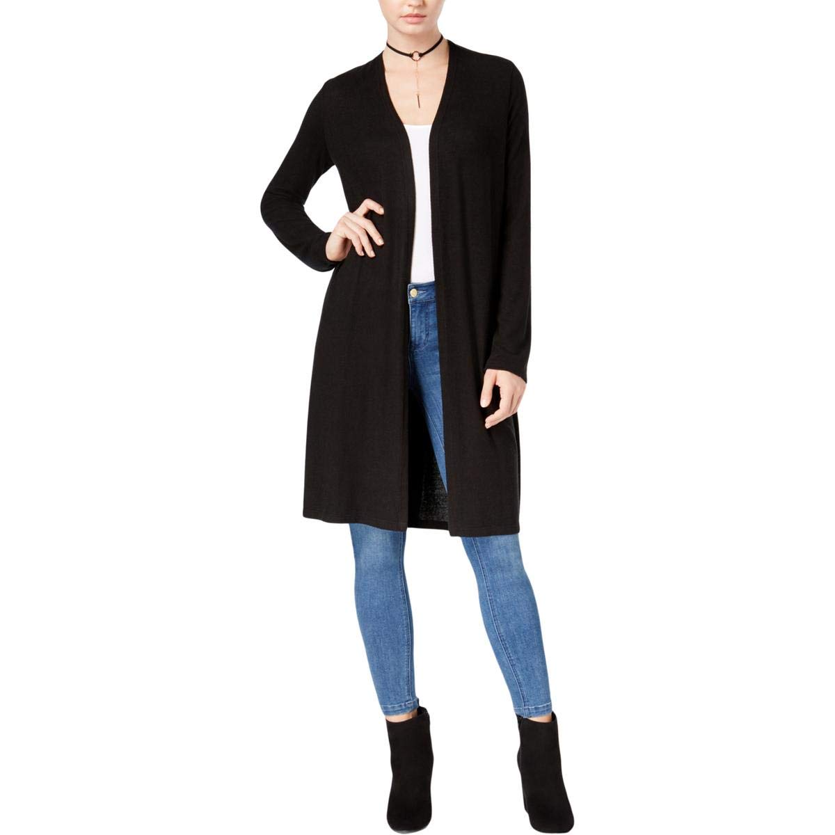BCX Juniors' Open-Front Duster Cardigan - Lightweight Long Knit Sweater for Girls | Perfect for School, Layering & Casual Outfits